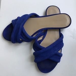 Blue Suede sandals